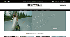 Desktop Screenshot of kemptonandco.com