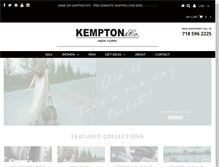 Tablet Screenshot of kemptonandco.com